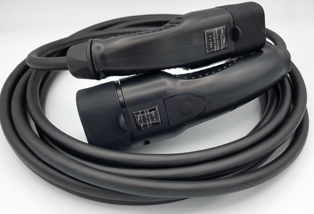 Tesla charging cable, 3-phase 16A - 11kW